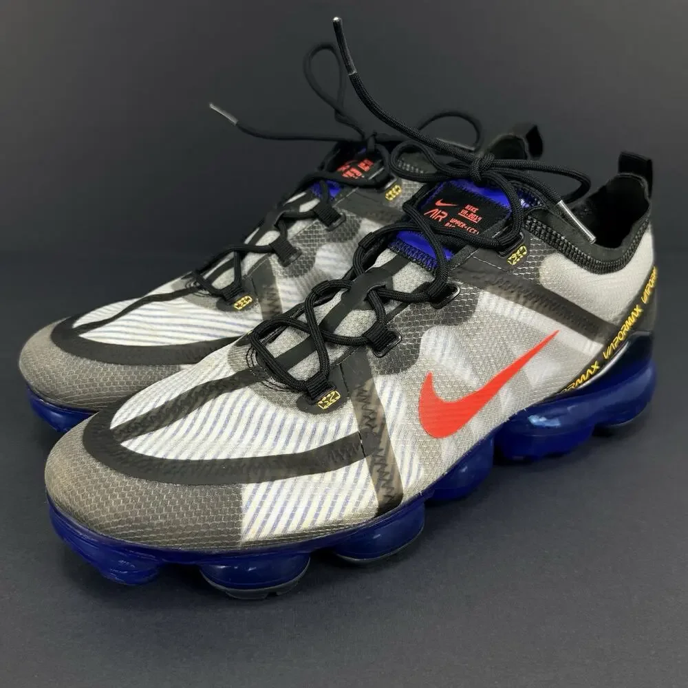 Nike Air VaporMax 2019 Men’s Size 11.5 Black Hyper Blue AR6631-008 Shoes